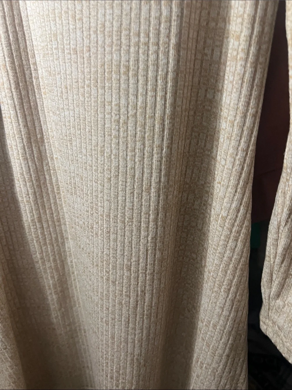 Old Navy Beige Ribbed Scoop Neck Tank
